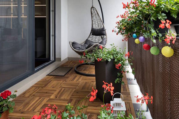 MA Coat Deck Waterproofing pretty concrete deck covered with wooden tiles